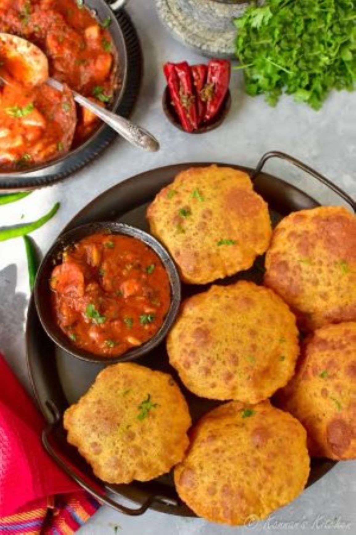 Bedmi Puri and Aloo Ki Sabzi