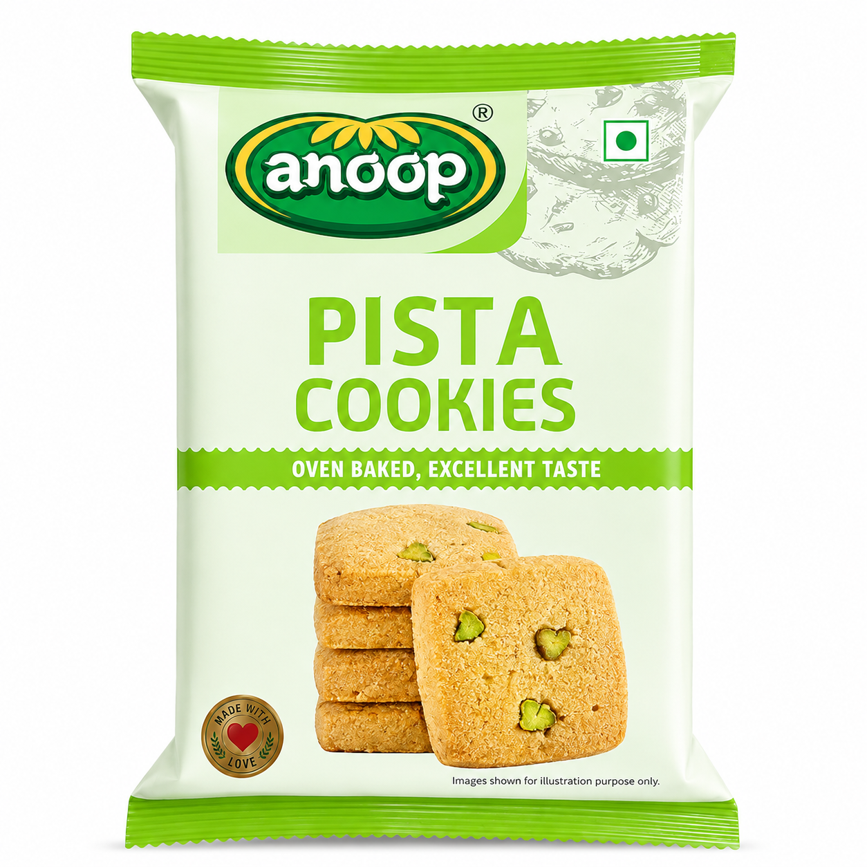 Anoop Pista Cookies